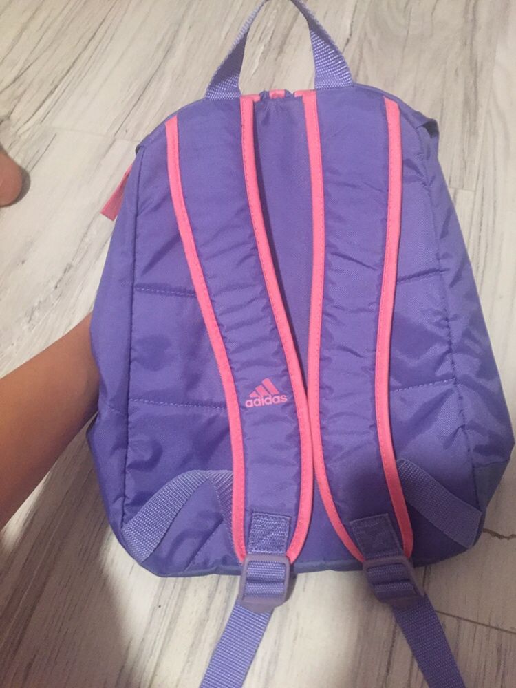 Plecak mały adidas fioletowy