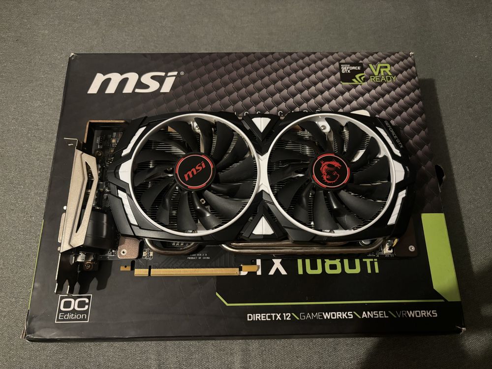 Karta Graficzna MSI Geforce GTX 1080 Ti Armor OC 11GB