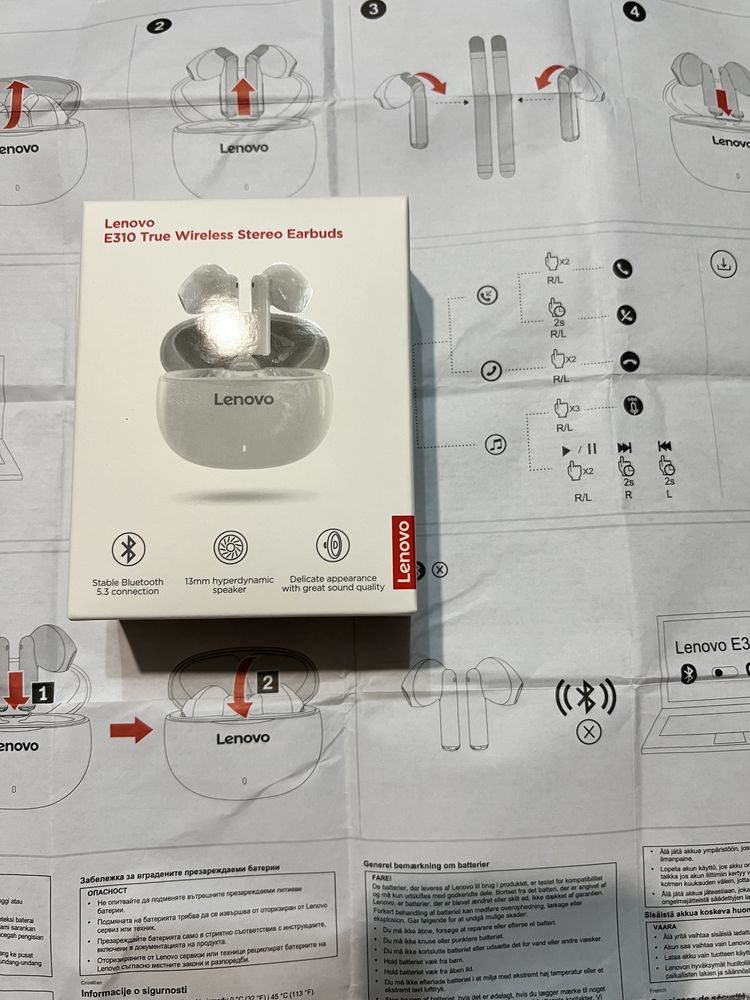 Słuchawki Lenovo   E 310 true wireless stereo earbuds