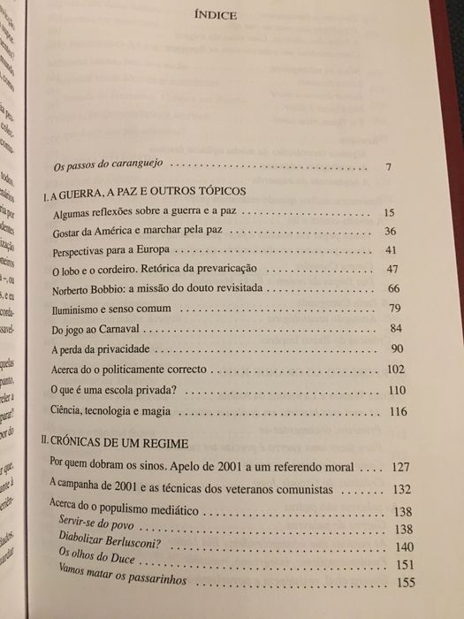 Pirandello/ Umberto Eco/ Elena Ferrante/ Pasolini/ Juan Marsé
