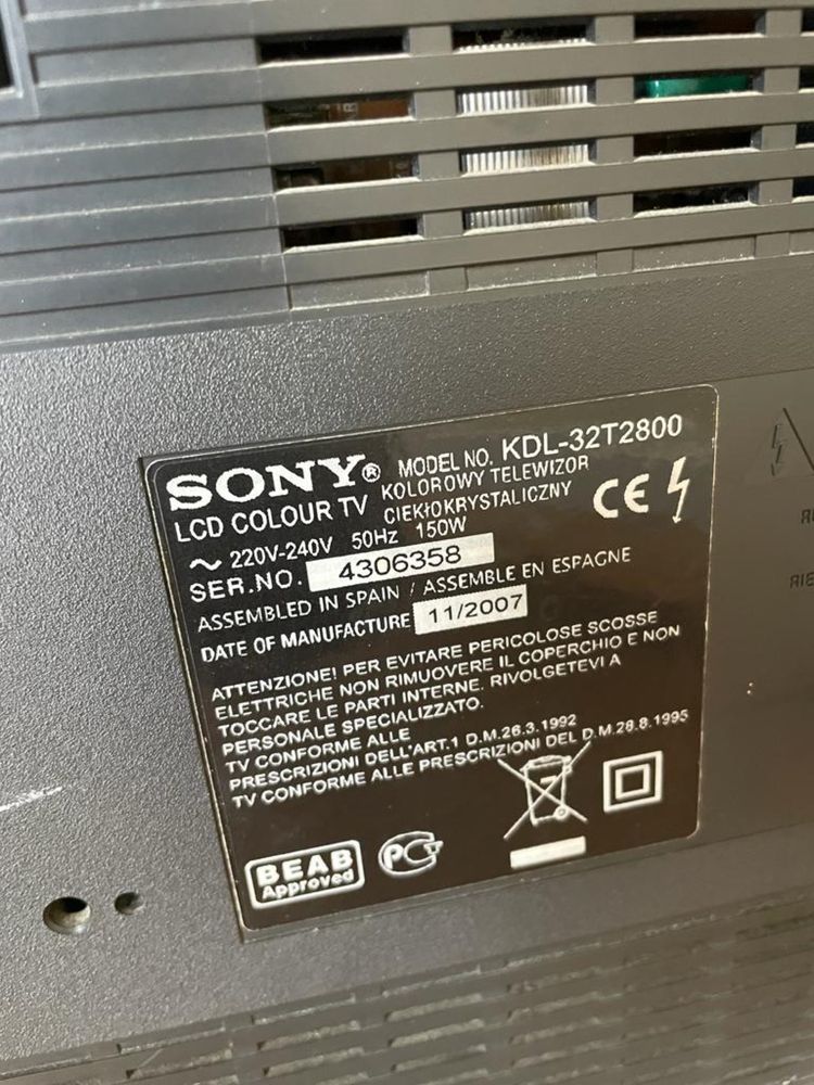 Televisão LCD Sony Bravia