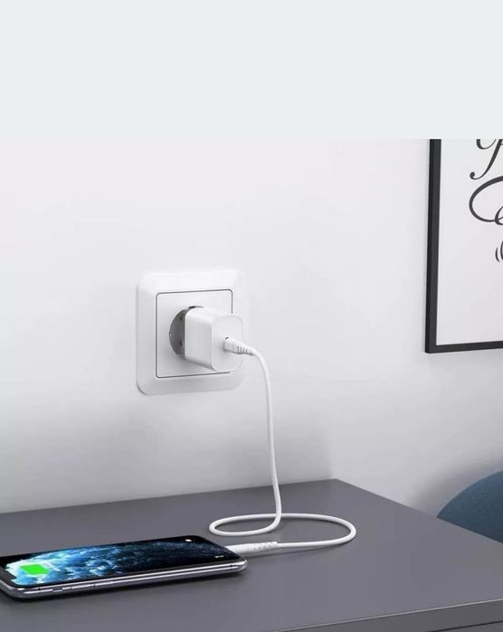Zasilacz USB-C 20W + kabel Lightning – szybkie ładowanie iPhone