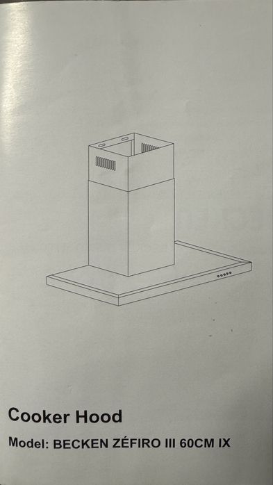 Exaustor Becken zefiro III 60cm IX