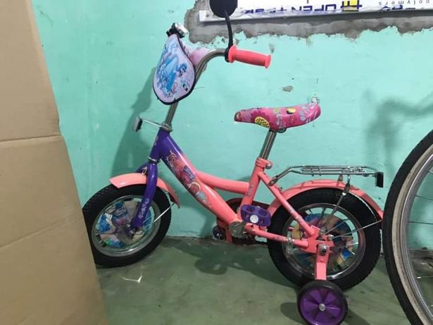Велосипед детский для девочки до 6лет