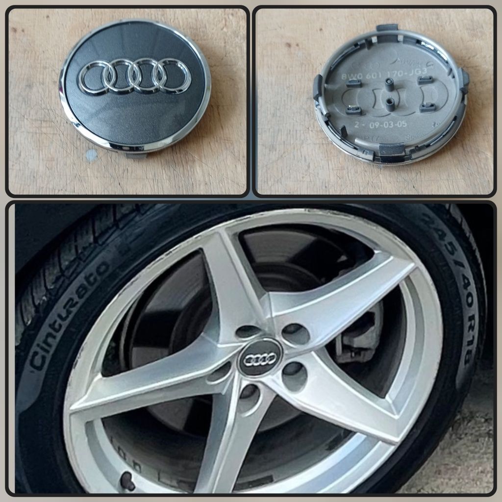 Колпаки в диски Audi. A 1-2-3-4-6-8.Q5-7. Оригинал.