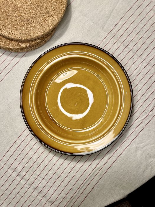 Talerze głębokie PRL Pruszków Porcelit 5 szt