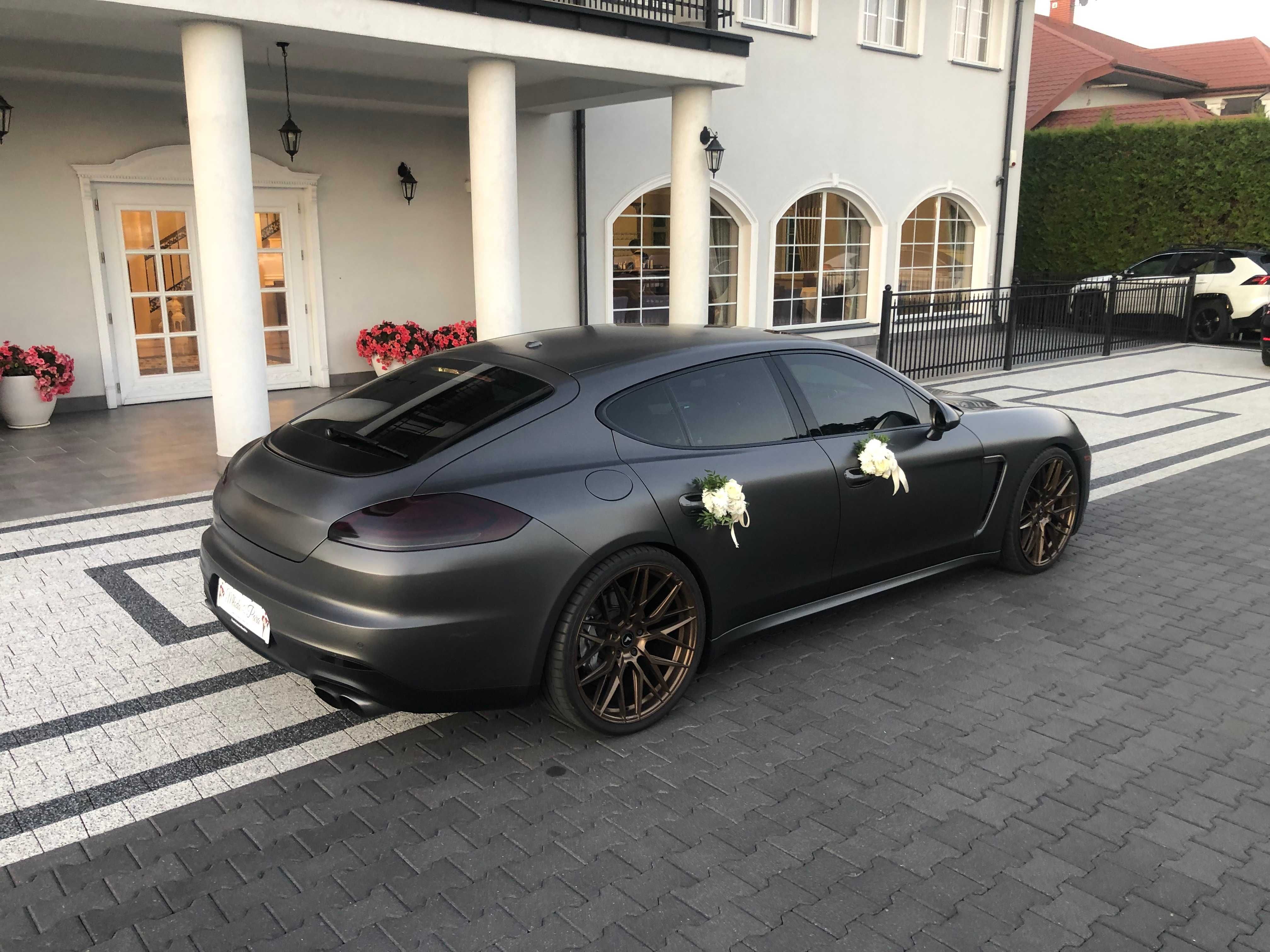 Auto Samochód do Ślubu - Ekskluzywne PORSCHE PANAMERA Tubro 4S USA