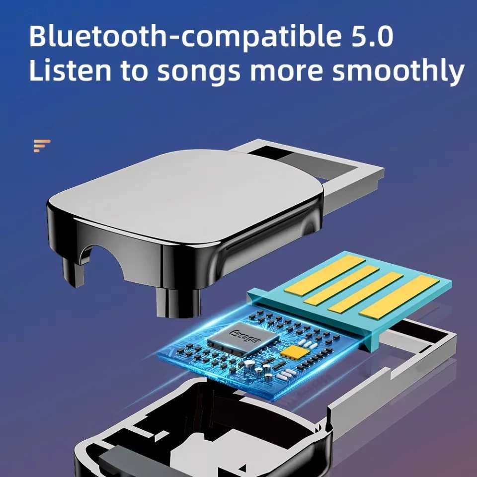 НОВЫЙ Адаптер Essager Bluetooth Aux с USB на 3,5 мм для автомобиля