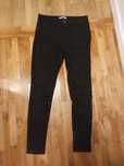 Czarne spodnie rurki skinny 40