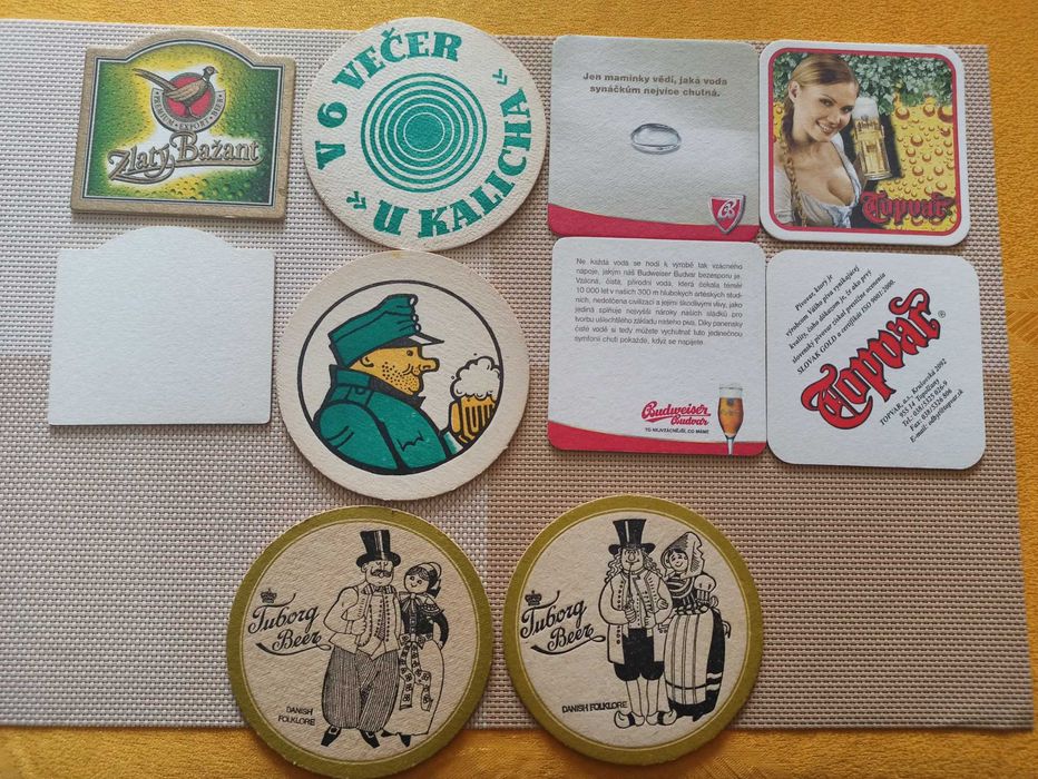 podkładki pod piwo używane