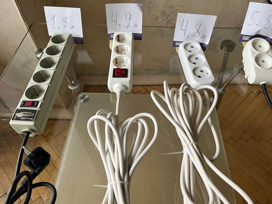 Сетевой удлинитель  кнопкой отключения.