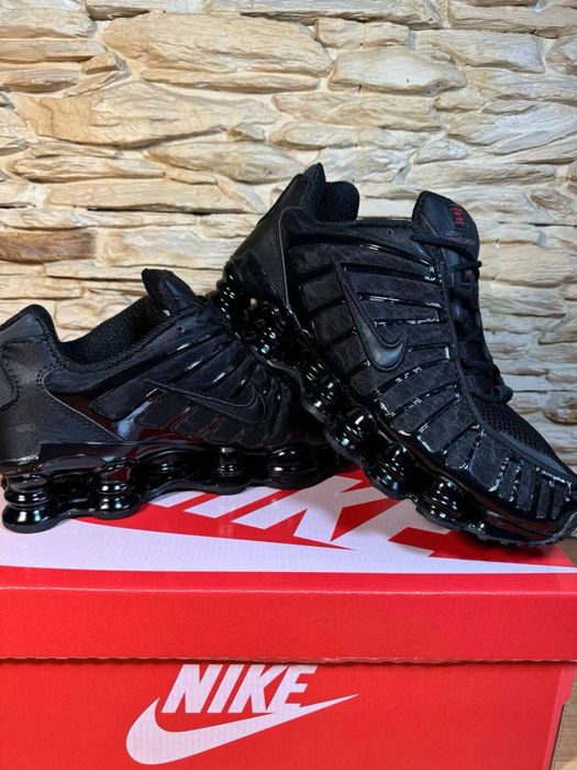 Кросівки Nike Shox TL Triple Black найк шокс тл р40-44