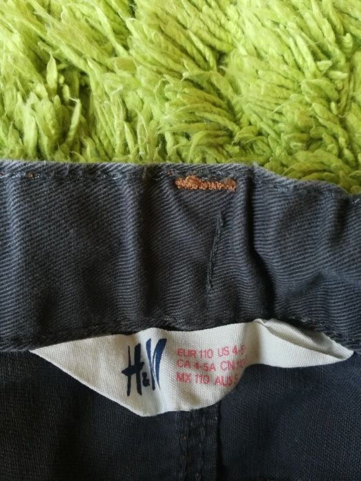 2 x spodnie jeansy H&M i Denim&Co roz. 110 - JAK NOWE!