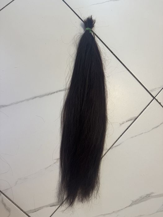 wlosy rosyjskie 100 g 65 cm! ciemny brąz