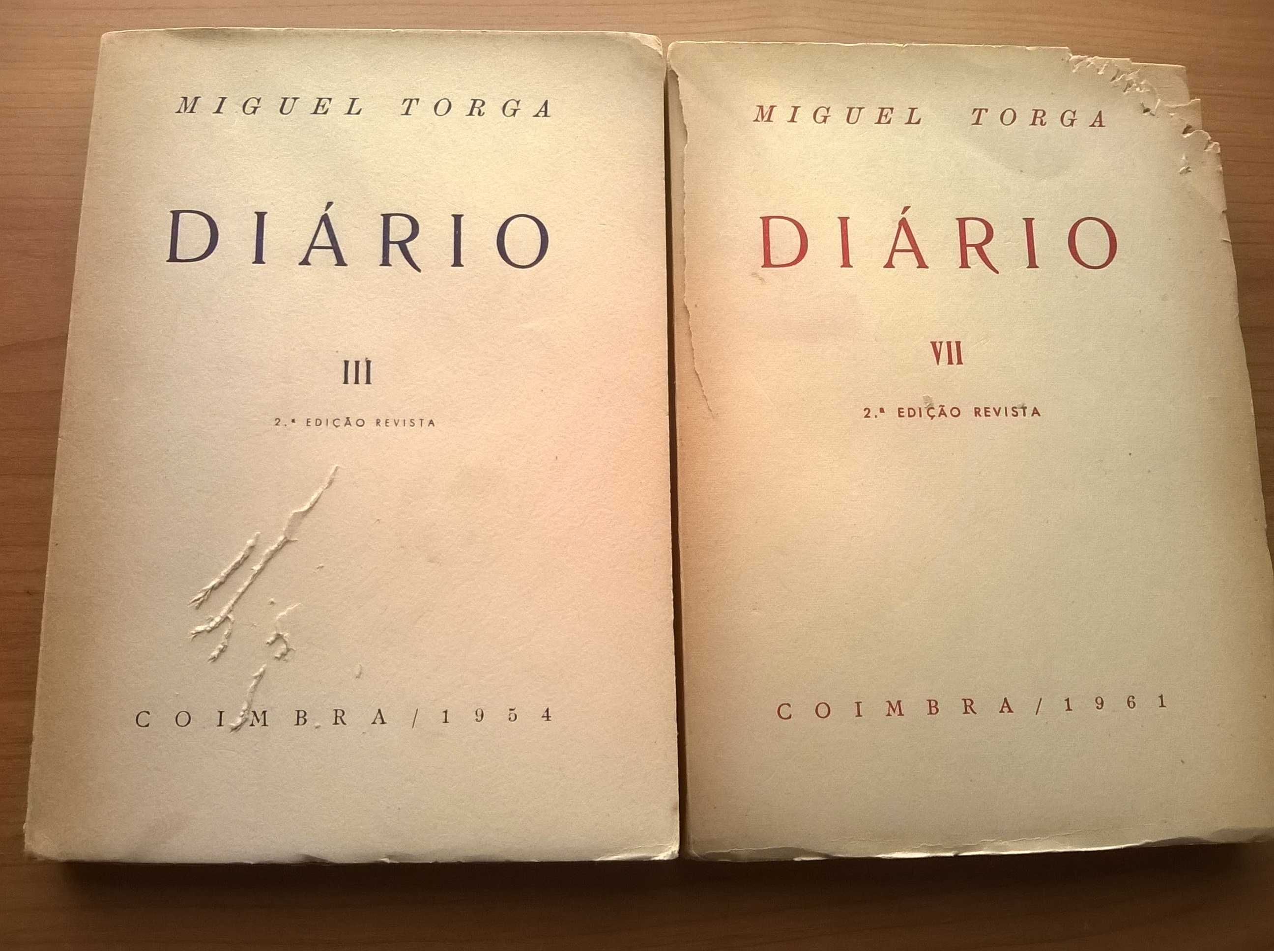 Diários III e VII (2.ª ed. 8€ cada) - Miguel Torga