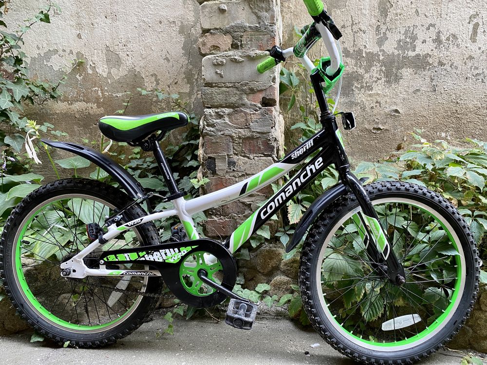 Велосипед Велосипед Comanche Sheriff W20 9", чорний-зелений