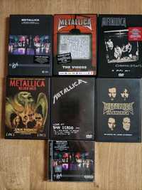 Kolekcja 6 płyt DVD Metallica + 1 CD