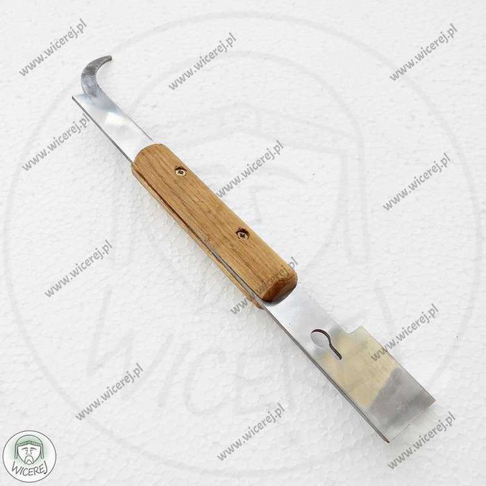 Dłuto Pasieczne Nierdzewne Proste Typ Amerykański z Kozią Nóżką