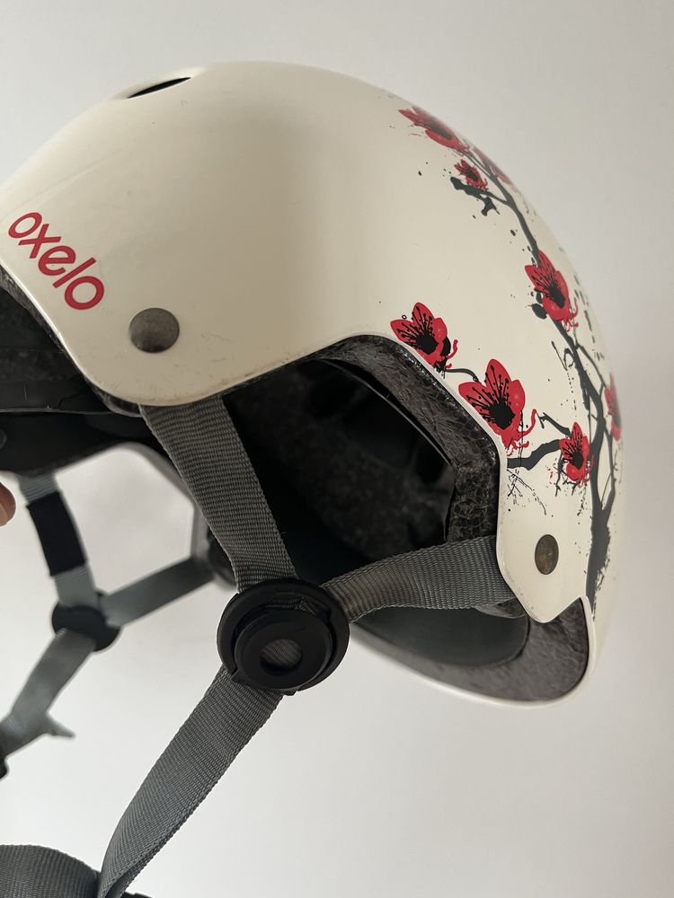 Kask rowerowy mlodzieżowy, dziewczęcy