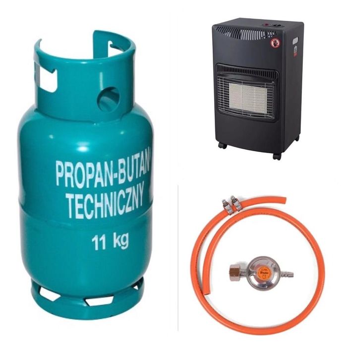 Газовий керамічний обігрівач Duraterm DR2020 4,2квт+редуктор+балон