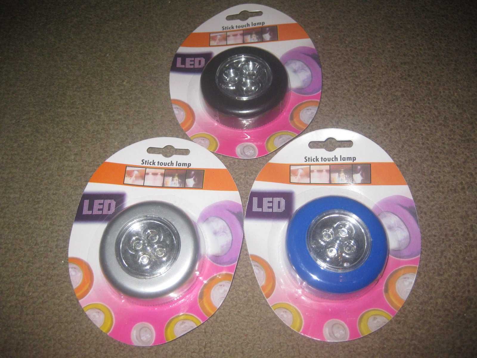 3 Stick Lâmpadas LED a Pilhas/Novos e Embalados!