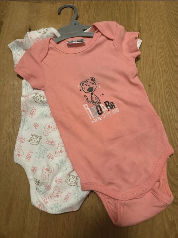 Nowy dwupak body rozmiar 86