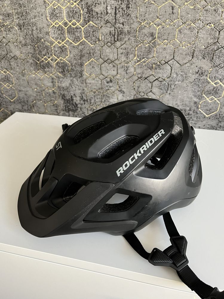 Kask ochronny rowerowy męski regulowany Rockrider 55-59cm