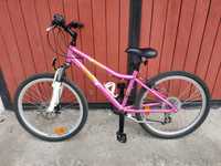 Rower dla dziewczynki 24 marki KROSS JR. Rama aluminiowa. Tarcza.