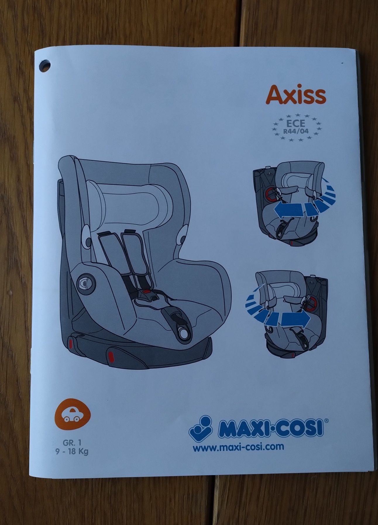 Fotelik samochodowy Maxi Cosi Axiss 9-18 kg