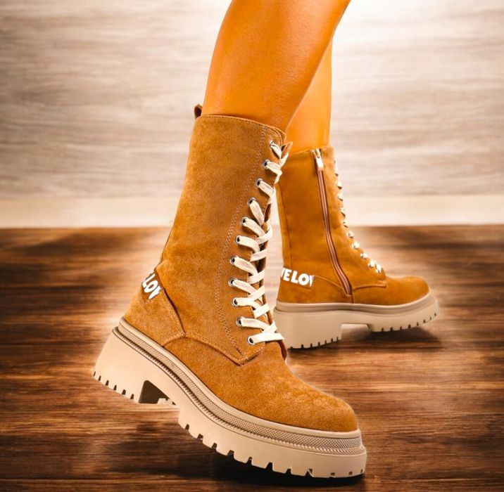 Buty kamasze botki kozaki wrapery trapery sznurowane 41