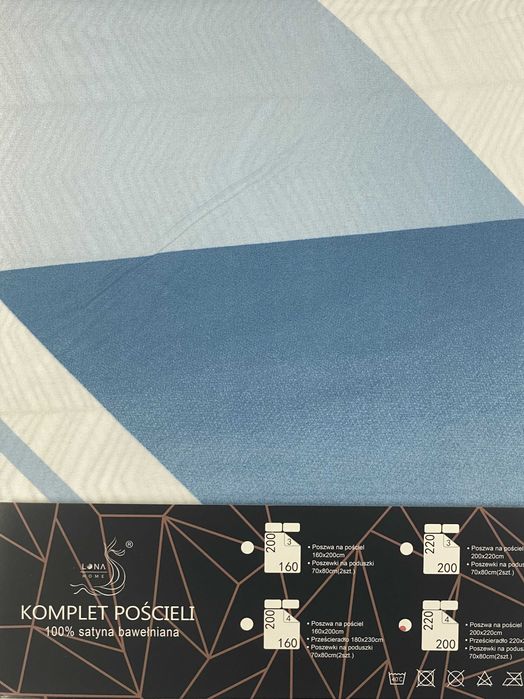 Pościel Luna Home 200x220- 4 części. Promocja: 3+1 GRATIS