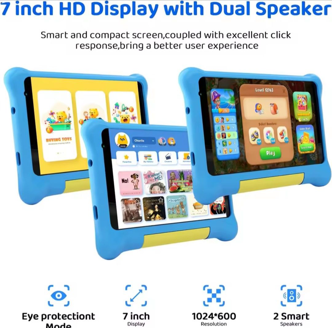 Tablet dla dzieci 7 cali Android 13 IPS