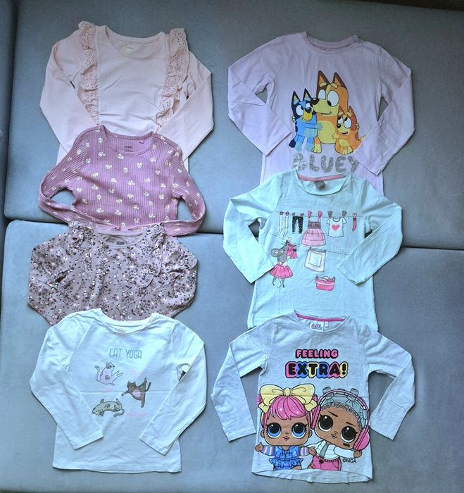 T-shirty bawełniane CoolClub Smyk, Sinsay,Little Kids roz.122 stan bdb