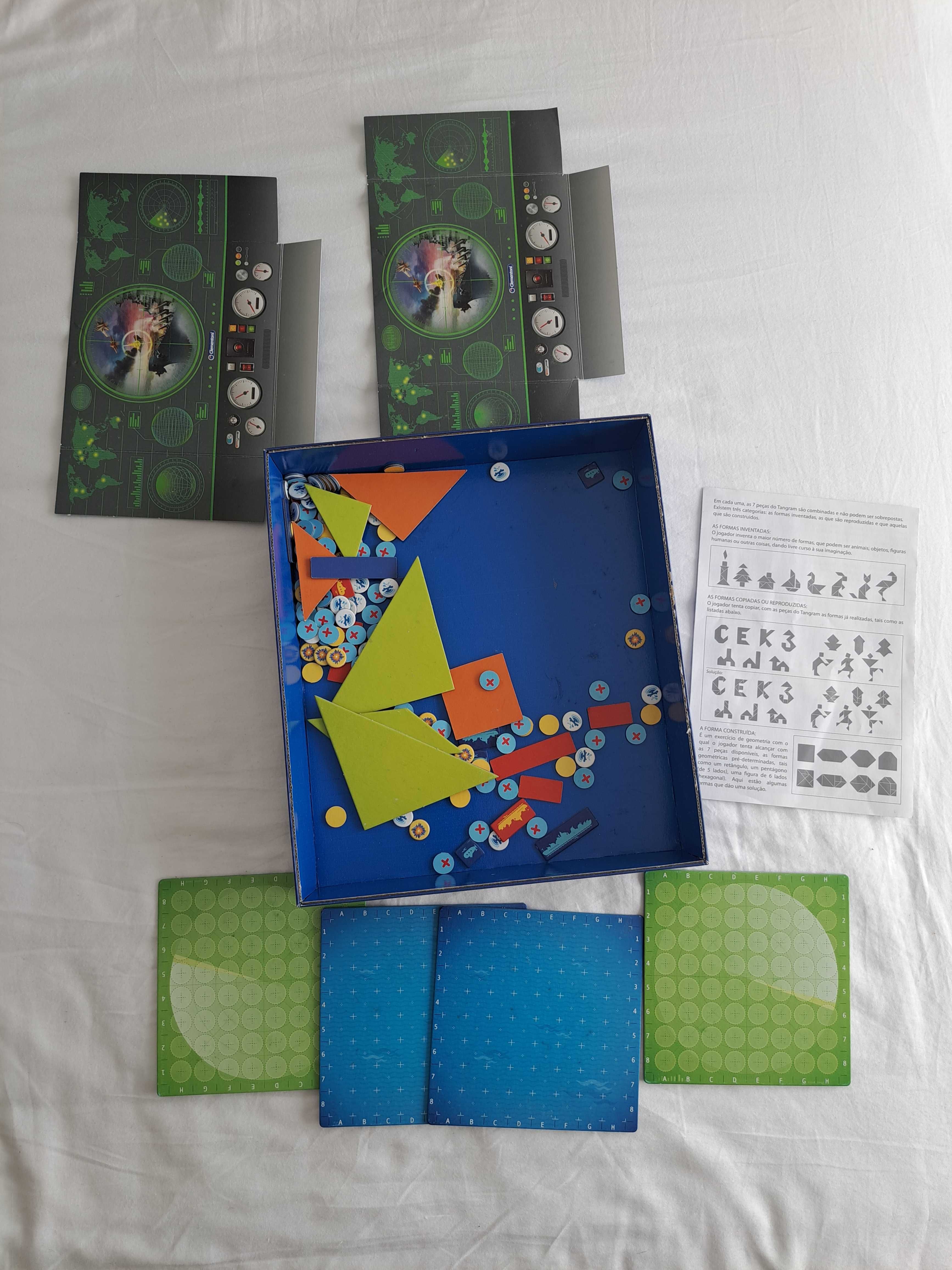 Batalha Naval + Tangram - Clementoni