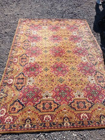 Stary kolekcjonerski dywan mongolski wełniany 2x3m
