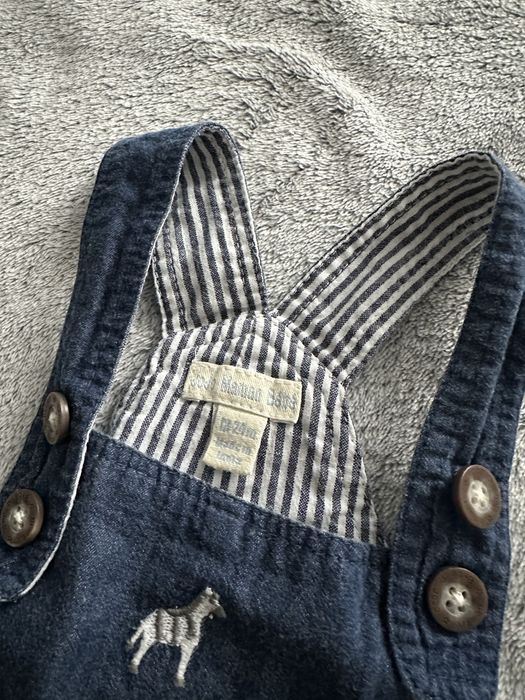 Джинсовий комбінезон, бренд - Jojo maman bebe (18-24м.)