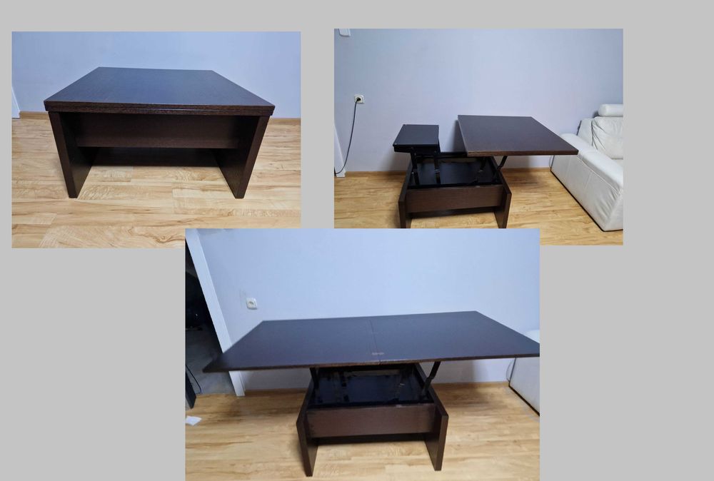 Meble bydgoskie Ławostół 80x80 cm , super szybkie rozkladanie