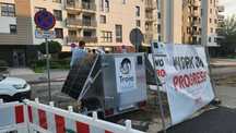 Wieża monitoring Mobilna wieża ,budowy, place, grupa interwencyjna