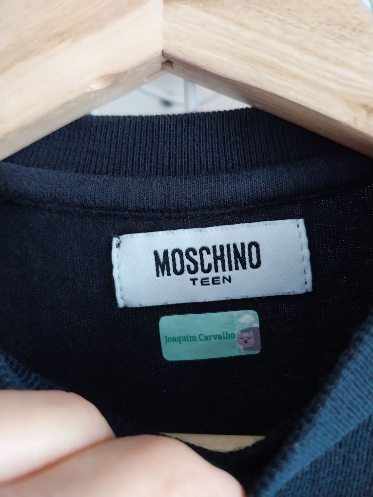 Camisola azul escuro Moschino 8 anos