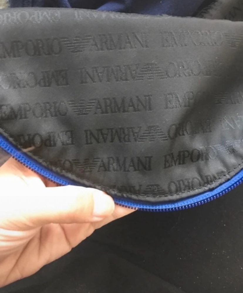Mochila Emporio Armani Original Azul