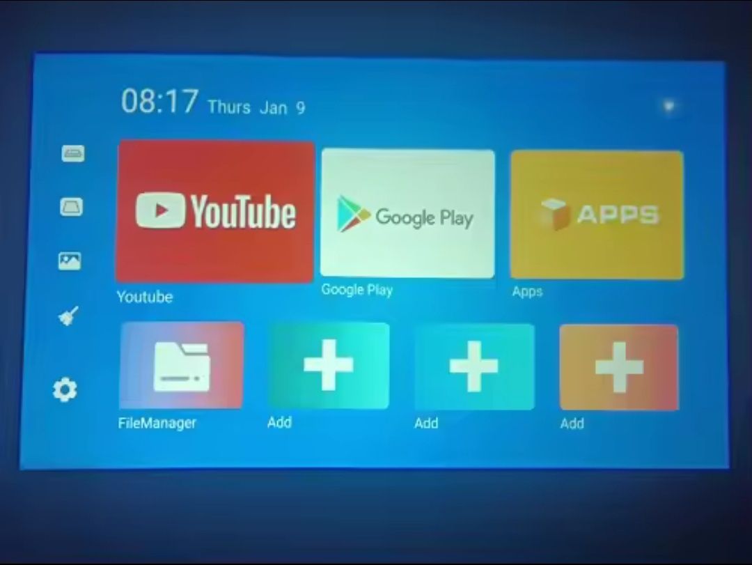 Projetor imagem P30 HD 4k Android 14. O teu