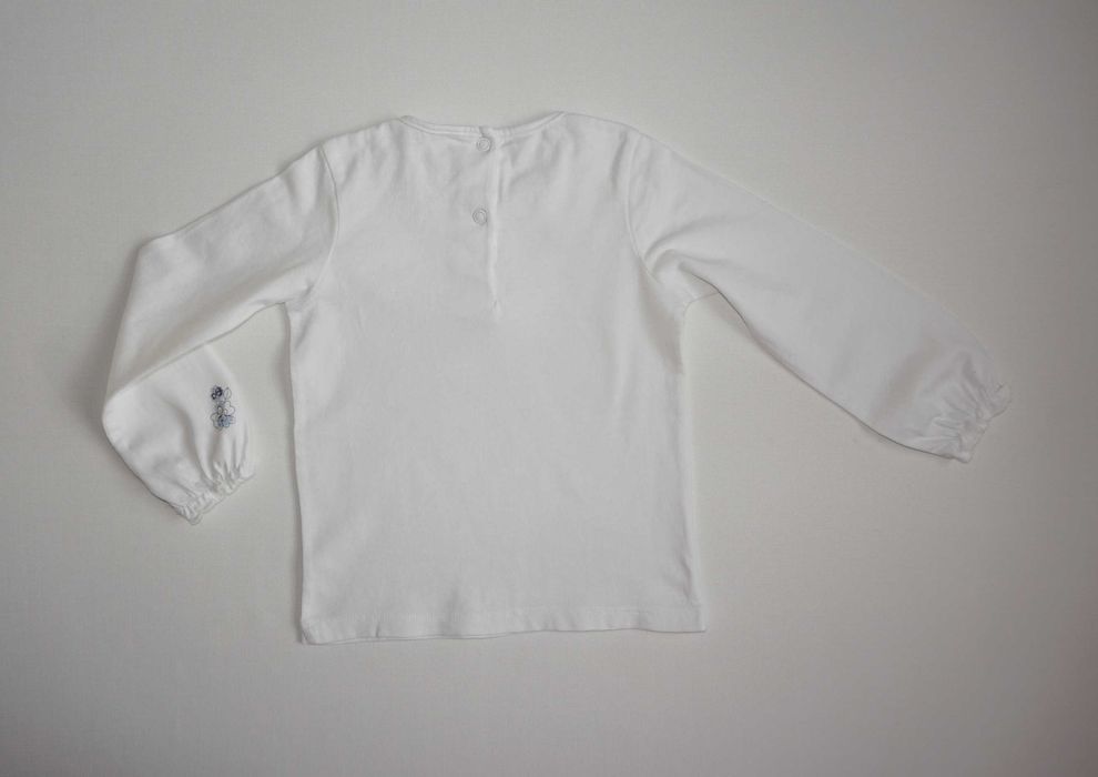 Biała bluzeczka Zara  18-24M    86-92