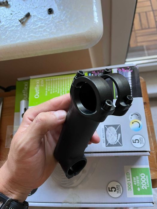 Mostek rowerowy prosty 120mm 5-6Nm
