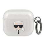 Karl Lagerfeld KLA3UKHGS AirPods 3 cover srebrny/silver Glitter Karl`
