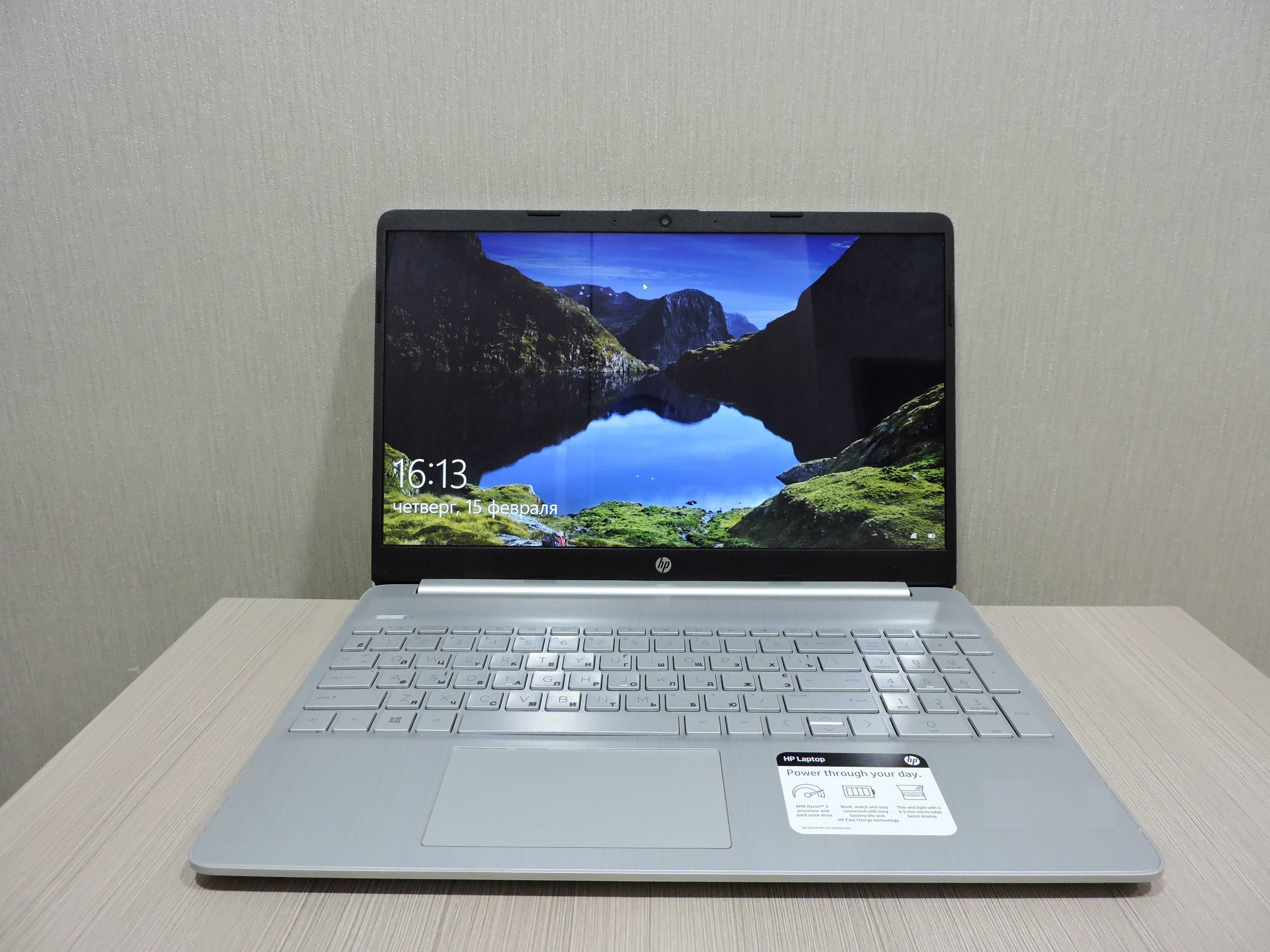 Шестиядерный HP 15-DY5131wm/15.6"/Ryzen 5 5500U/16GB/SSD 512/Vega