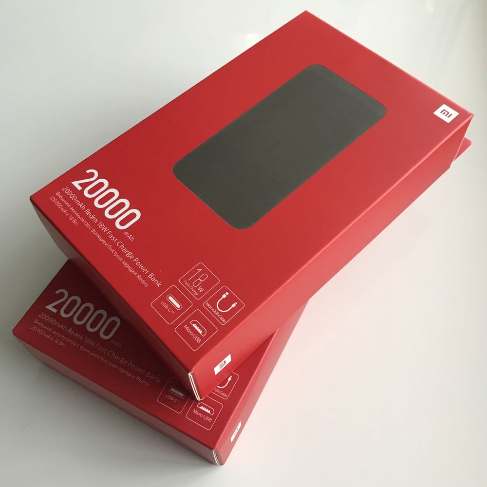 Павербанк Xiaomi Redmi 20000mAh/18W швидка зарядка. Оригінал (Global)