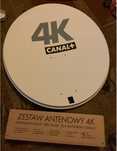 Antena satelitarna canal plus 4k 80 cm nowa