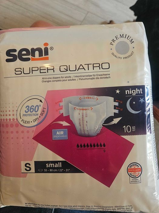 Pieluchy dla dorosłych S