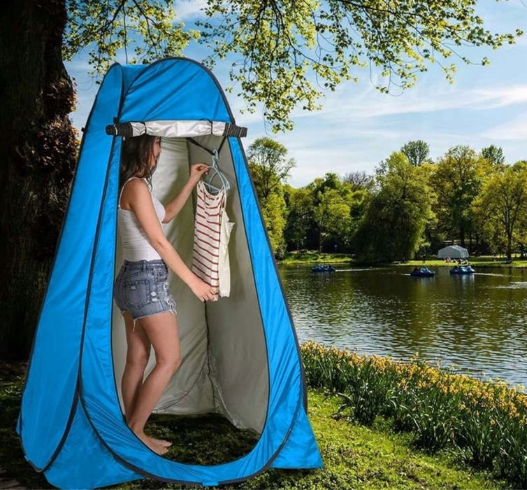 Namiot Plażowy Prysznic Turystyczny Toaleta Przebieralnia Przenośna WC