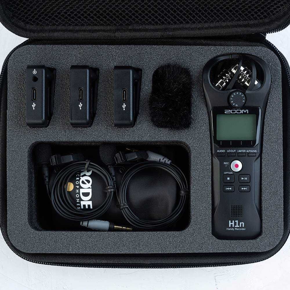 Кейс для радіосистем Rode Wireless Go II, рекордерів Zoom H1, H1n